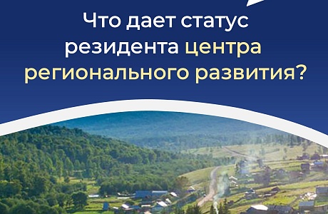 Субъекты МСП региона могут получить статус резидента центра регионального развития
